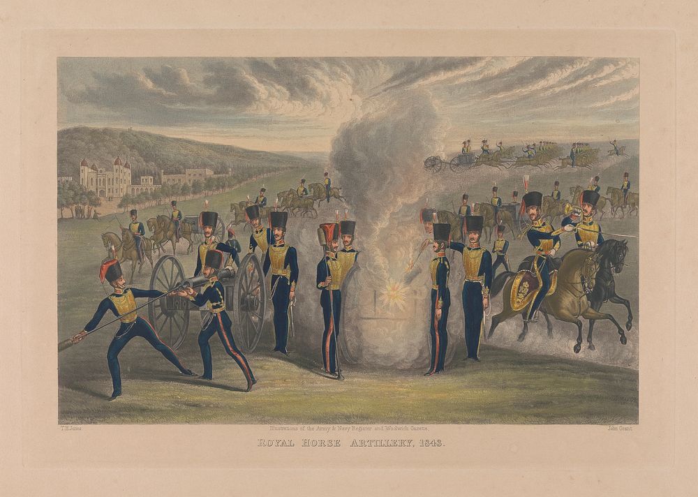 Royal Horse Artillery, 1843