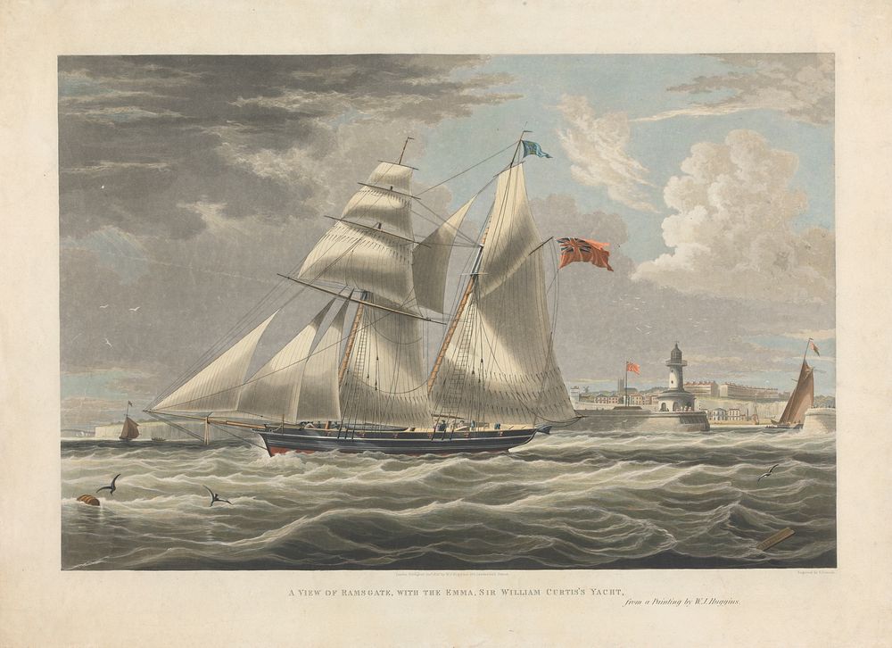 A View of Ramsgate with the 'Emma', Sir William Curtis's Yacht