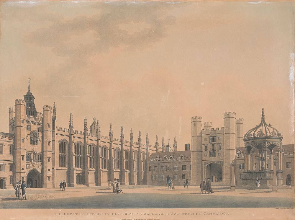 Cambridge University: Great Court And Chapel