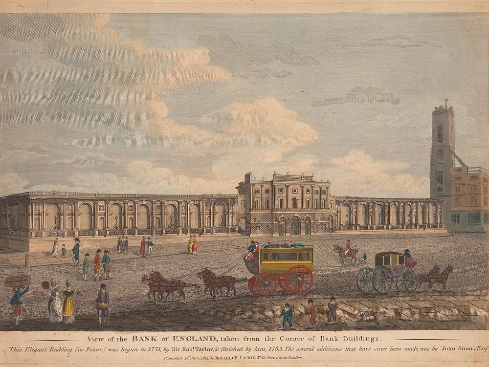 View of the Bank of England