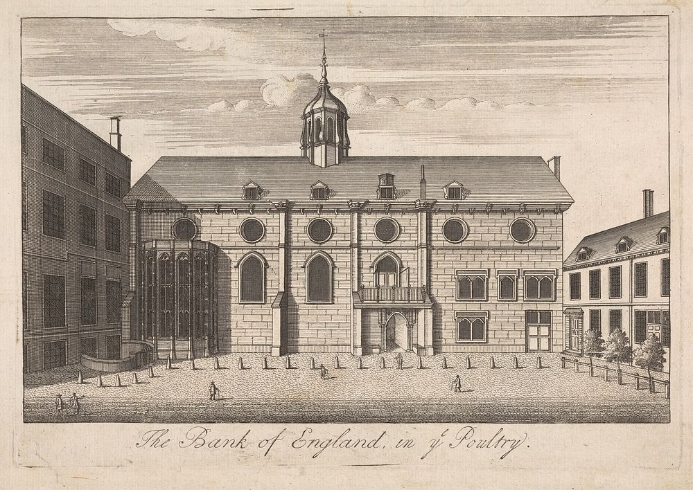 The Bank of England in ye Poultry