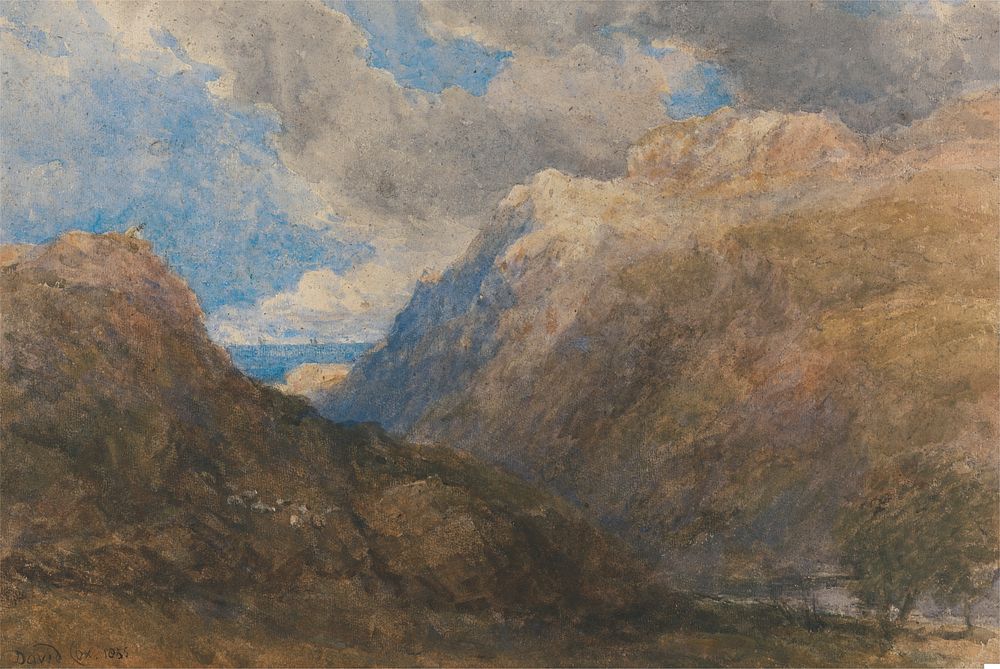 Penmanmawr by David Cox