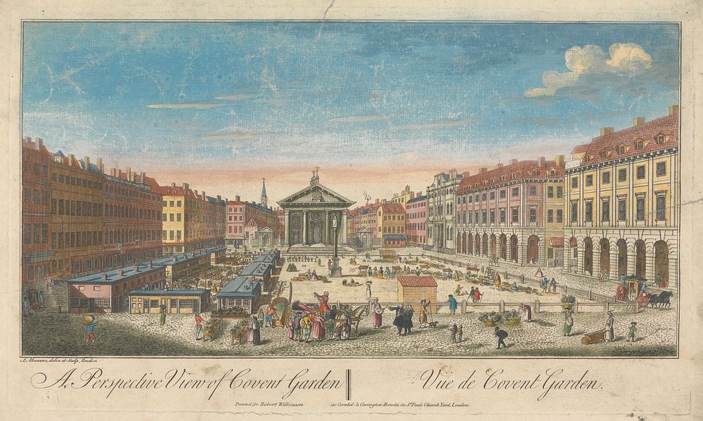 A Perspective View of Covent Garden