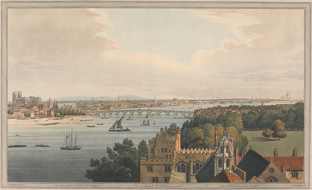 View of London from Lambeth