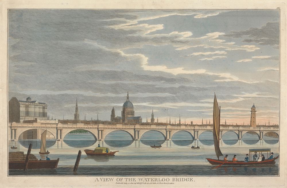 A View of the Waterloo Bridge
