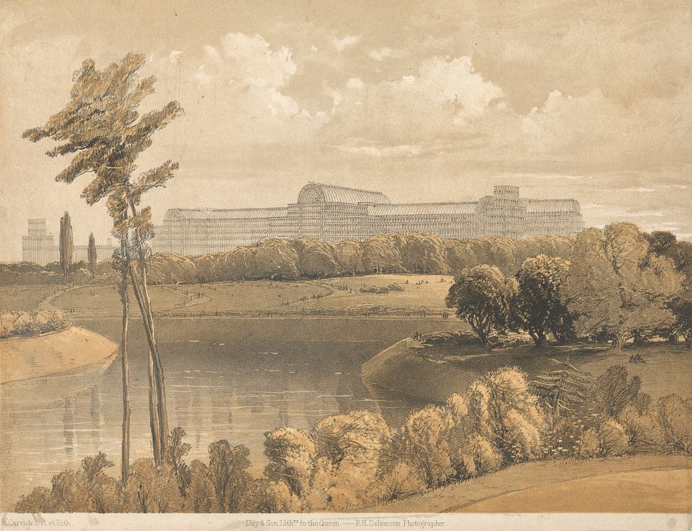 Crystal Palace from the Reservoir, Sydenham