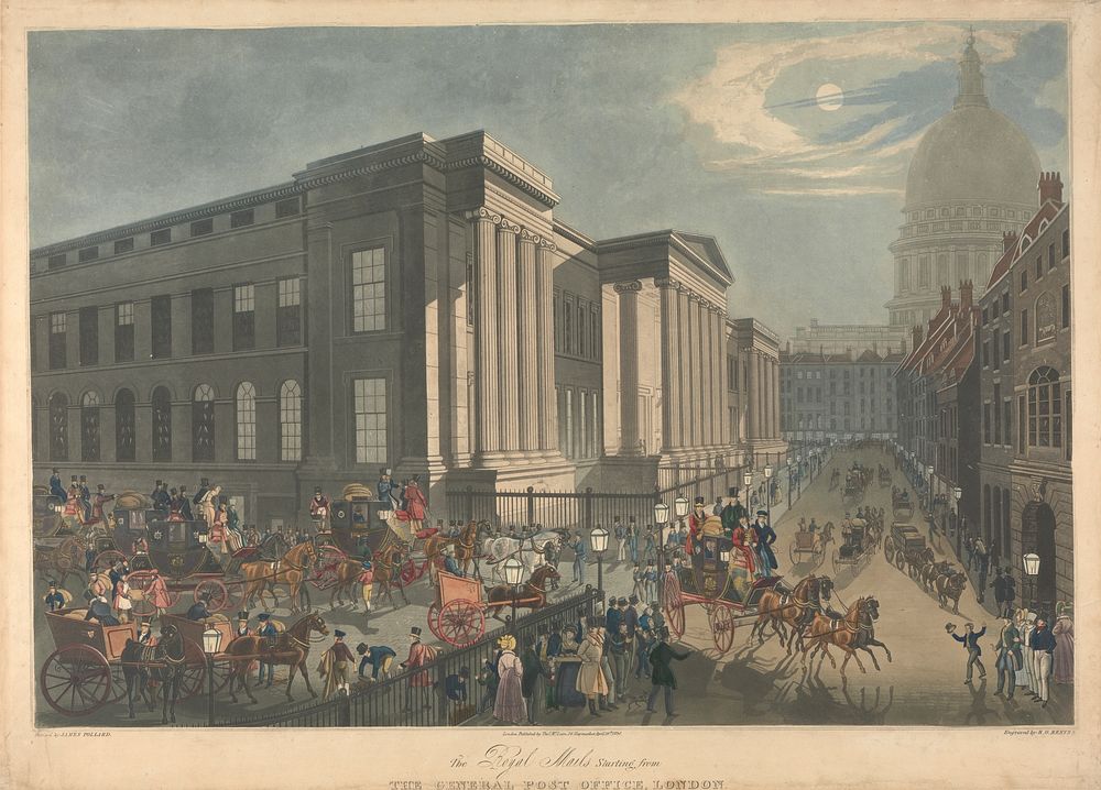 The Royal Mails starting from the General Post Office, London