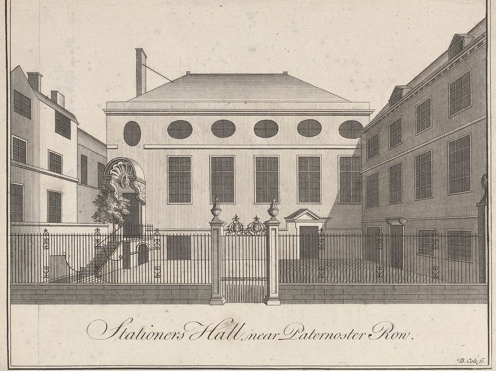 Stationers Hall, near Paternester Row