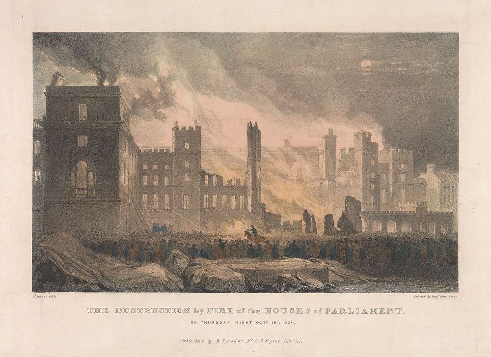 The Destruction by Fire of the House of Parliament