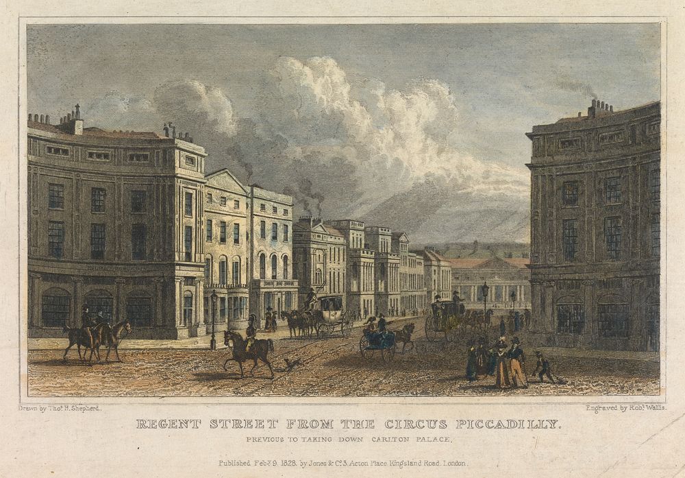 Regent Street from the Circus Piccadilly