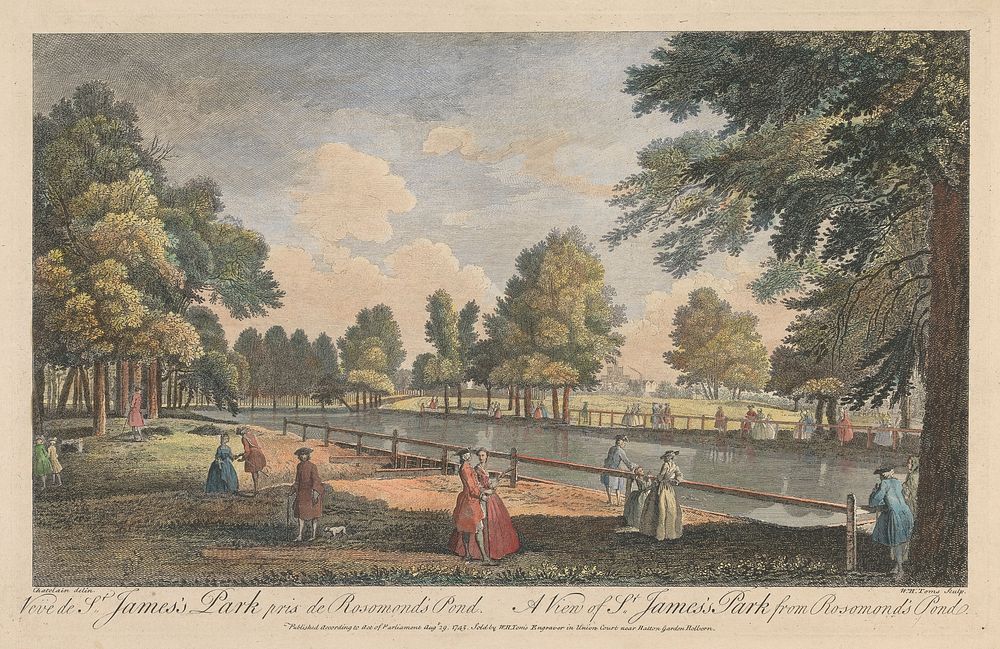 Veue de St. James's Park pris de Rosamond's Pond