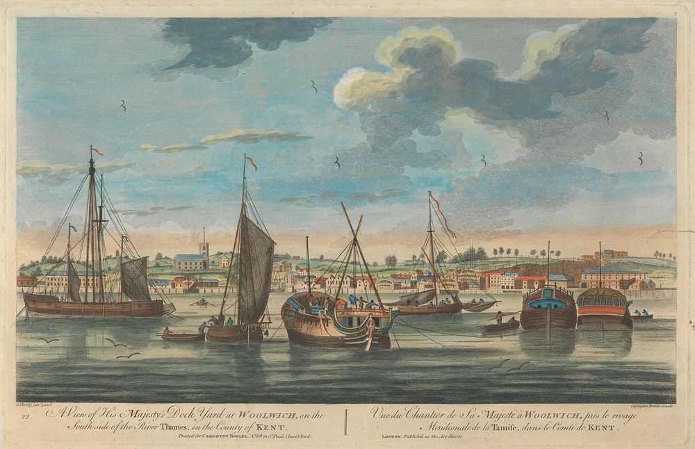 A View of His Majesty's Dock Yard at Woolwich