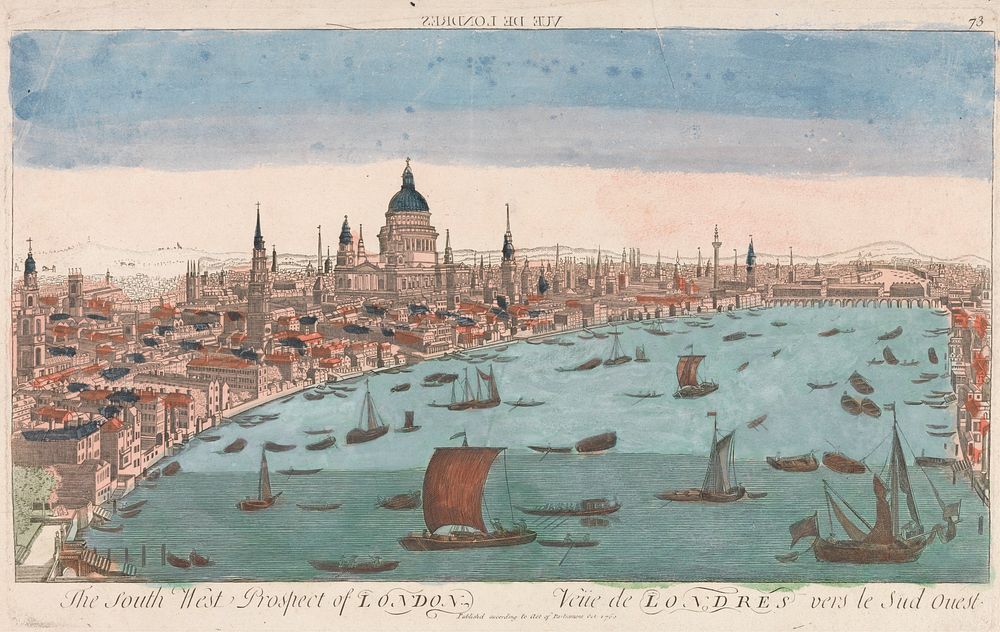 The South West Prospect of London