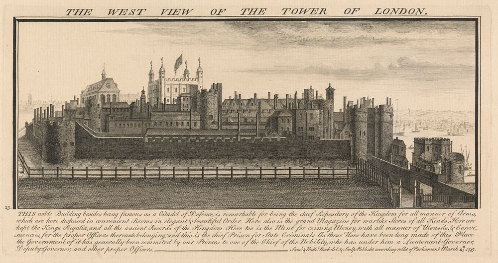The West View of the Tower of London
