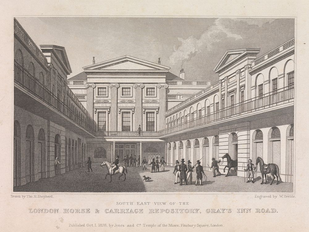 London Horse and Carriage Repository, Gray's Inn Road