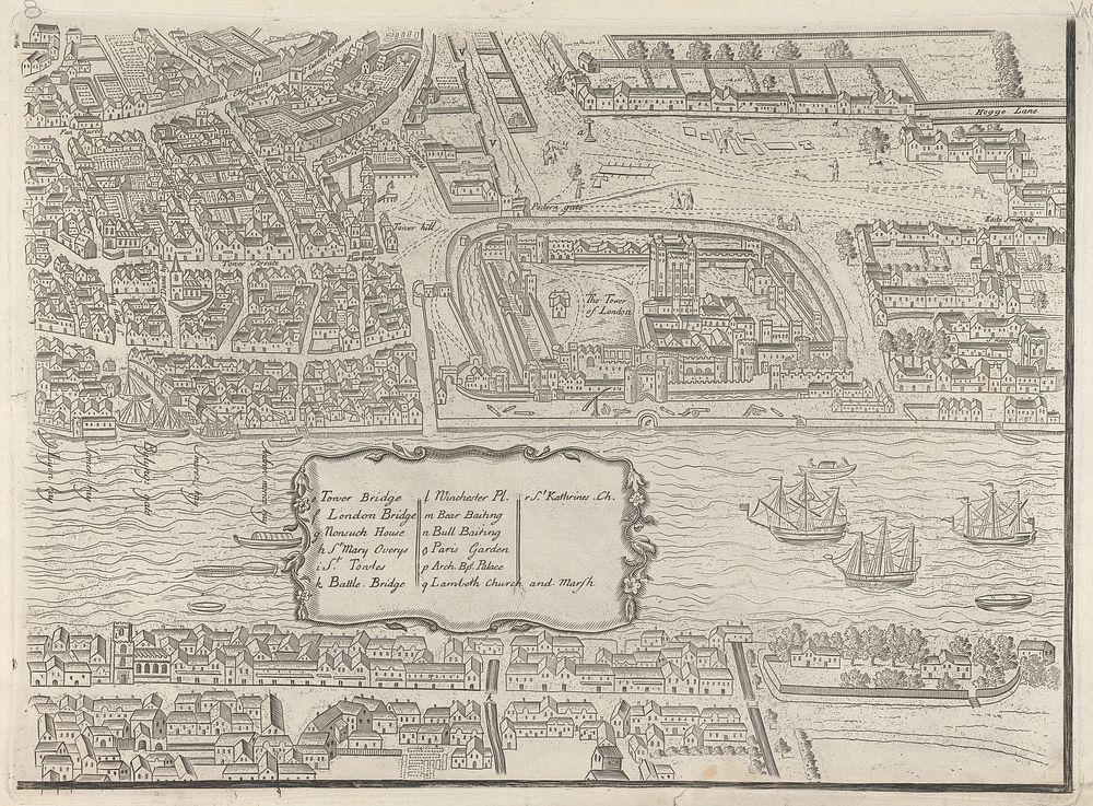 Londinum Antique, this plan shows the ancient extent of the famous cities of London and Westminster as it was near the…