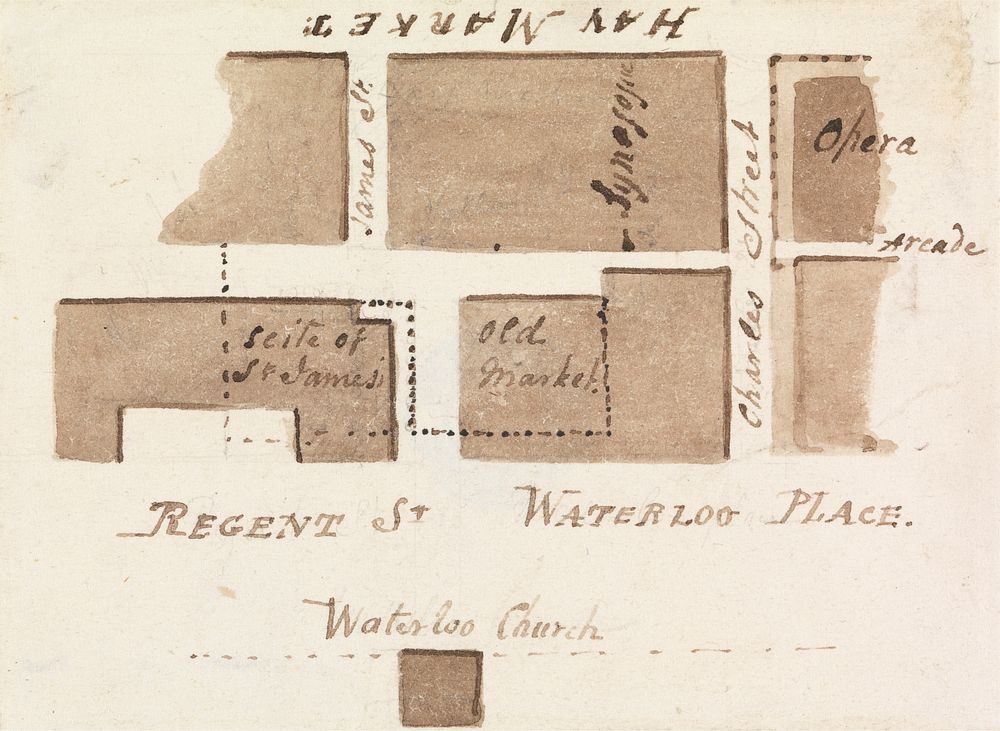 Plan of St. James's Market