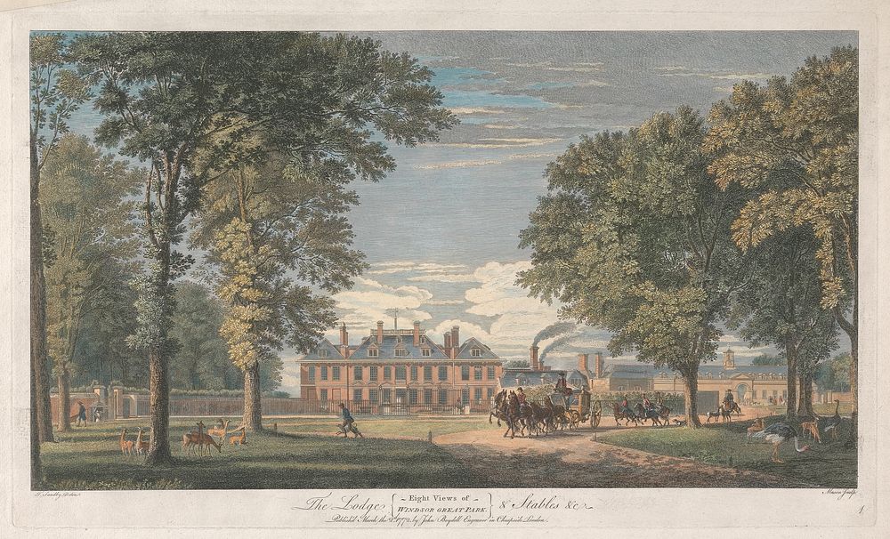 The Lodge and Stables, &c. at Windsor Great Park