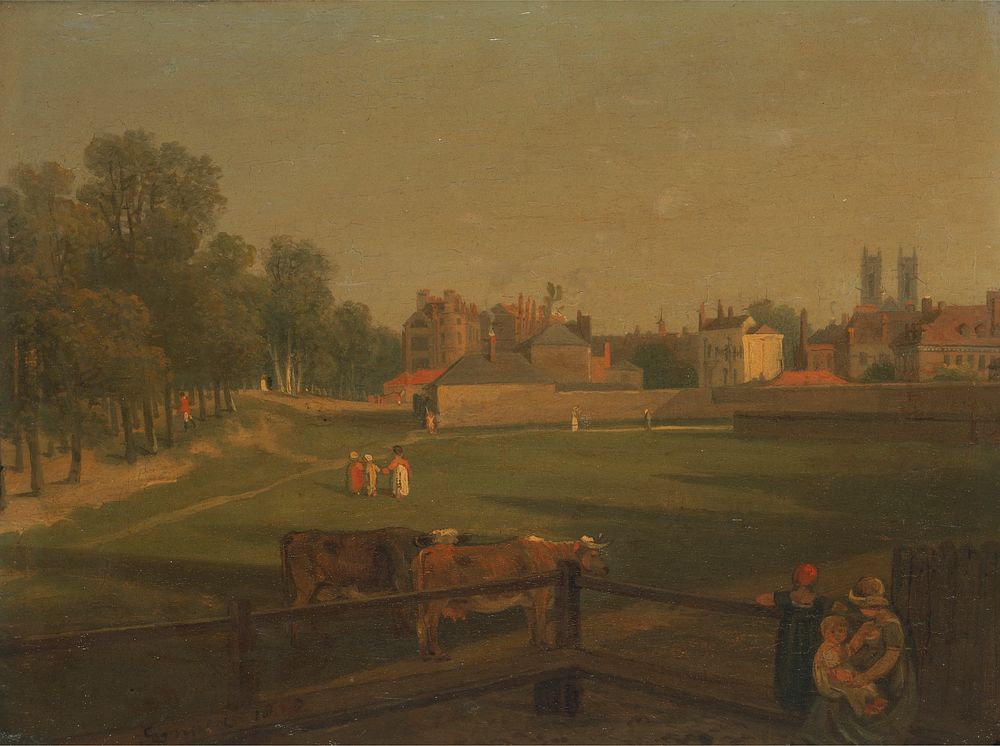 A Western View of part of Westminster and Bird Cage Walk taken from the Mill House...,