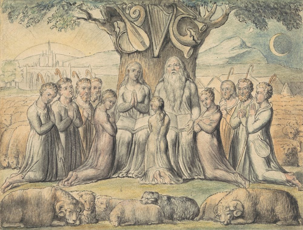 Job and His Family (after William Blake)