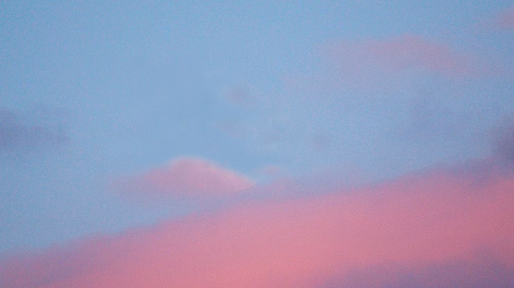 Pink sky aesthetic computer wallpaper, nature image