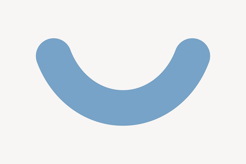 Blue squiggly line vector