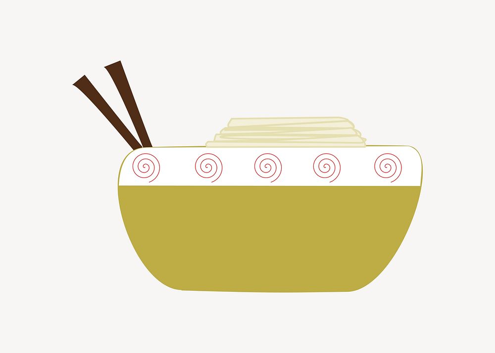 Noodle clipart vector. Free public domain CC0 image.