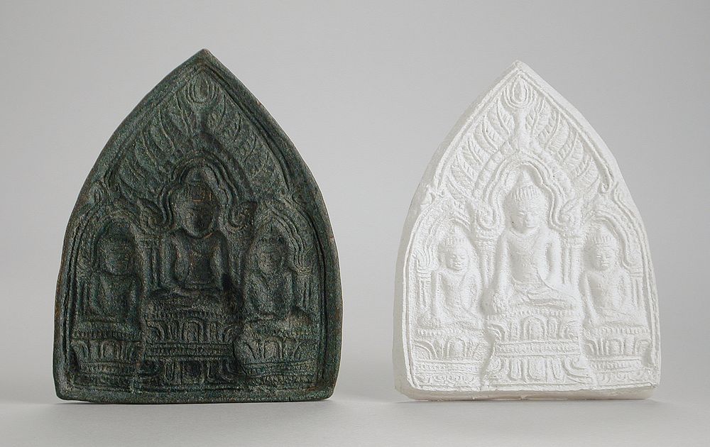 Mold for a Buddhist Votive Tablet