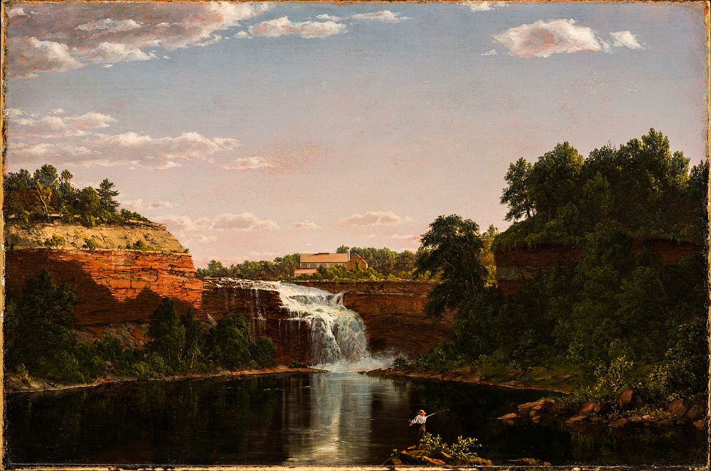 Lower Falls, Rochester by Frederic Edwin Church