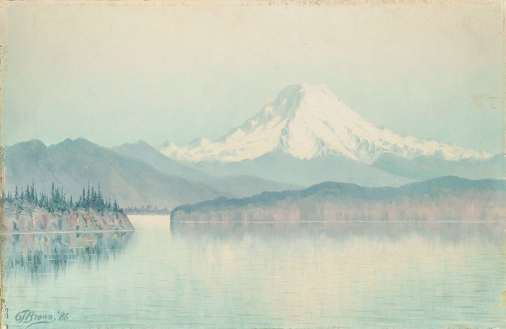 View of Mt. Rainier by Grafton Tyler Brown