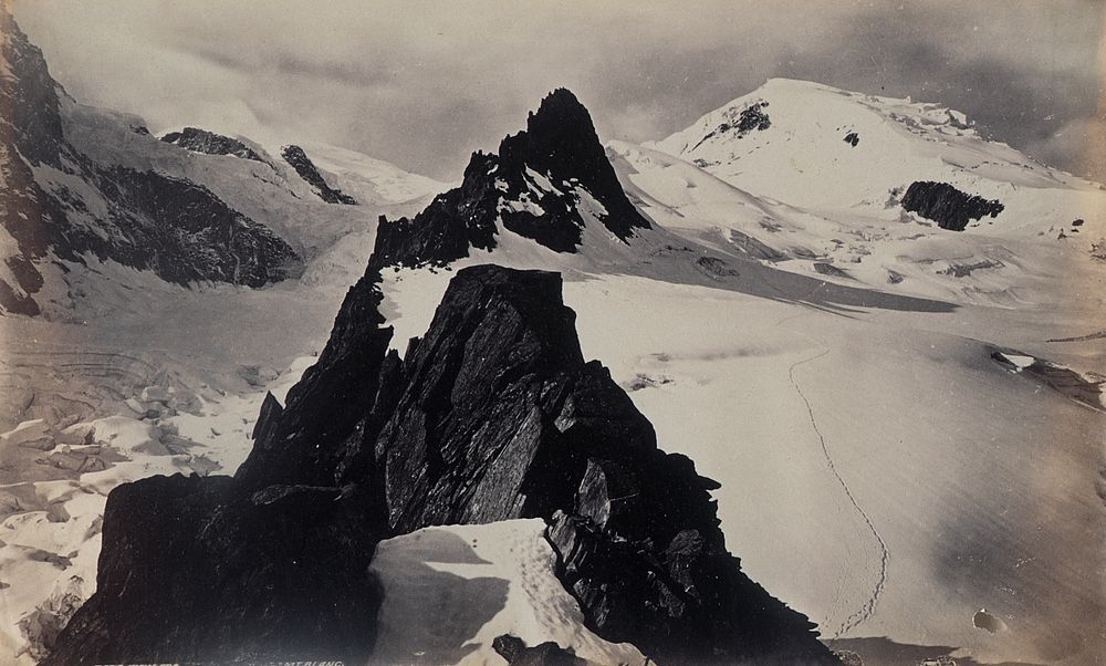 View from Mt. Blanc by Francis Frith