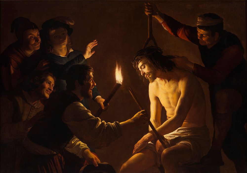 The Mocking of Christ by Gerrit van Honthorst