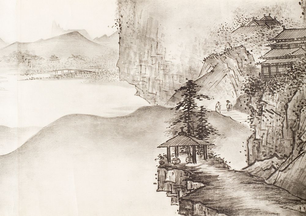 Landscape by After Sesshū Tōyō