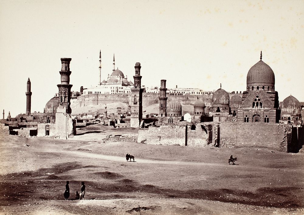 Tombs In Southern Cemetary, Cairo by Francis Frith