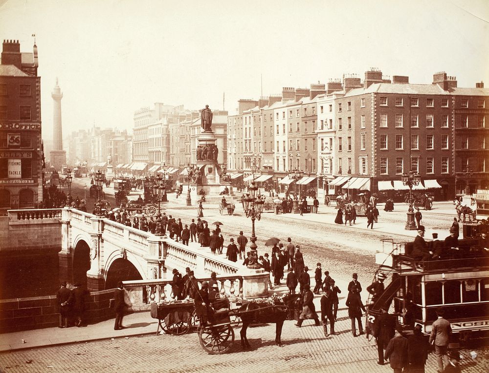 Dublin Square, O'Connell Bridge by Robert French