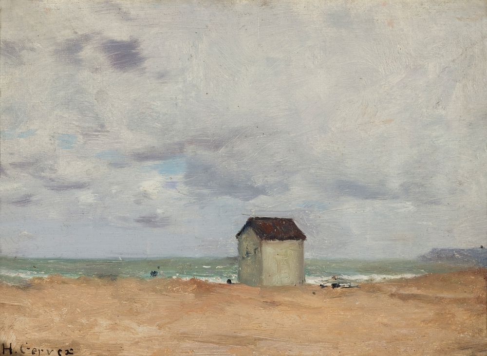 The Beach at Trouville by Henri Gervex