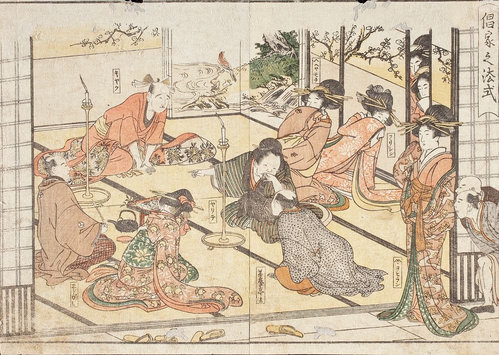 Rules of Conduct in the Pleasure Quarters by Kitagawa Utamaro