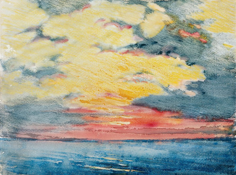 Sunset, Acapulco by Joseph Pennell