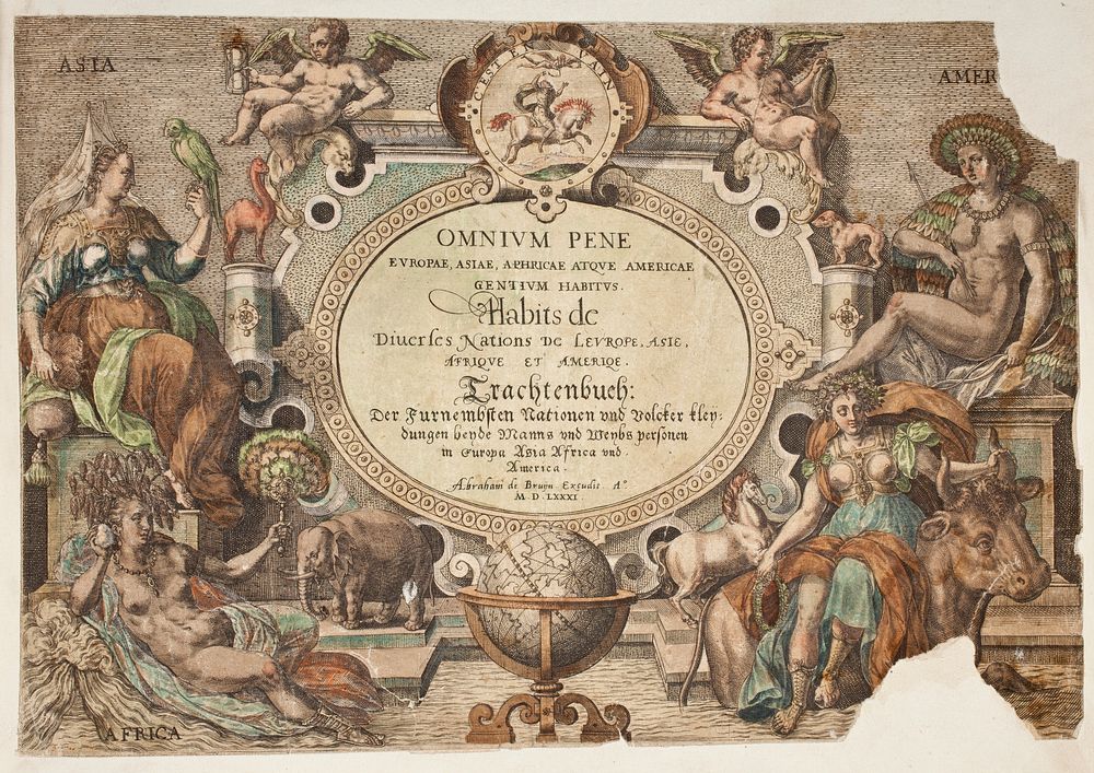 Omnium pene Europae, Asiae, Aphricae atque Americae Gentium Habitus by Abraham de Bruyn