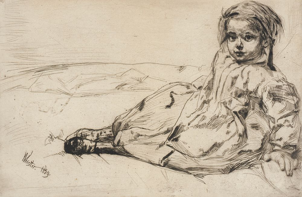 Bibi Valentin by James Abbott McNeill Whistler
