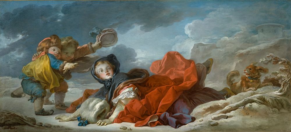 Winter by Jean Honoré Fragonard