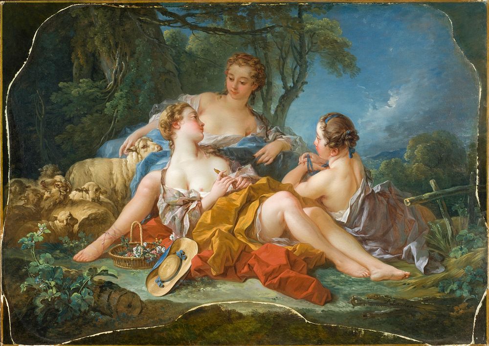 Les Confidences Pastorales by François Boucher