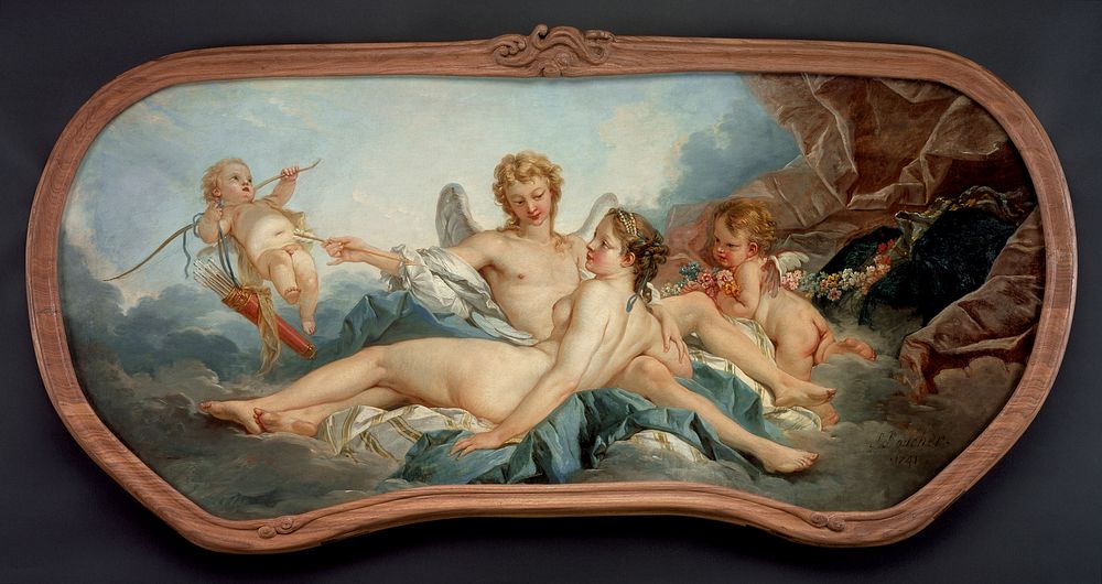 Cupid Wounding Psyche by François Boucher