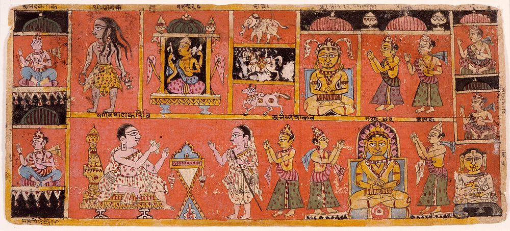 Various Heavens, Folio from a Samgrahanisutra (Book of Compilation)