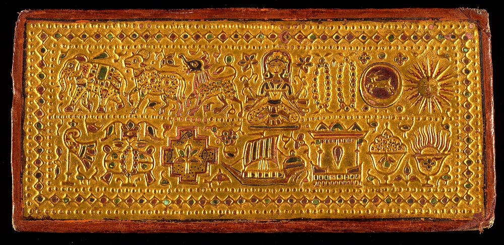 A Jain Manuscript Cover