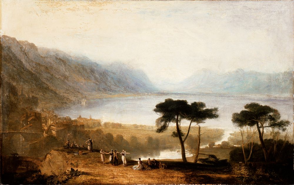 Lake of Geneva from Montreux by Joseph Mallord William Turner