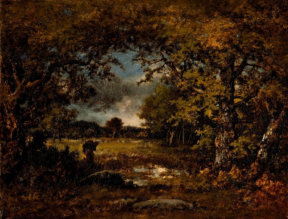 Landscape by Narcisse Virgilio Diaz de la Peña