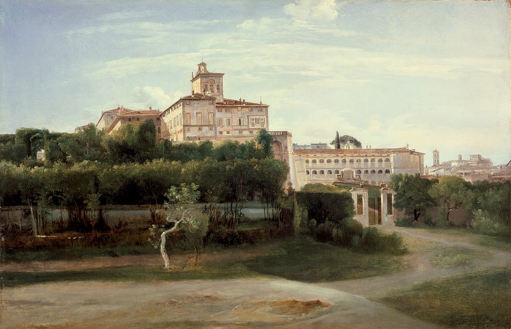 View of the Quirinal Palace, Rome by François Marius Granet