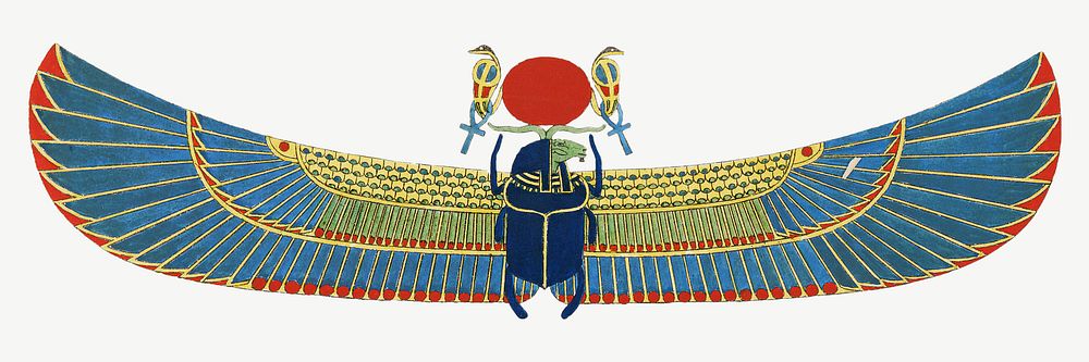 Egyptian god Khnum vintage illustration psd. Remixed by rawpixel. 