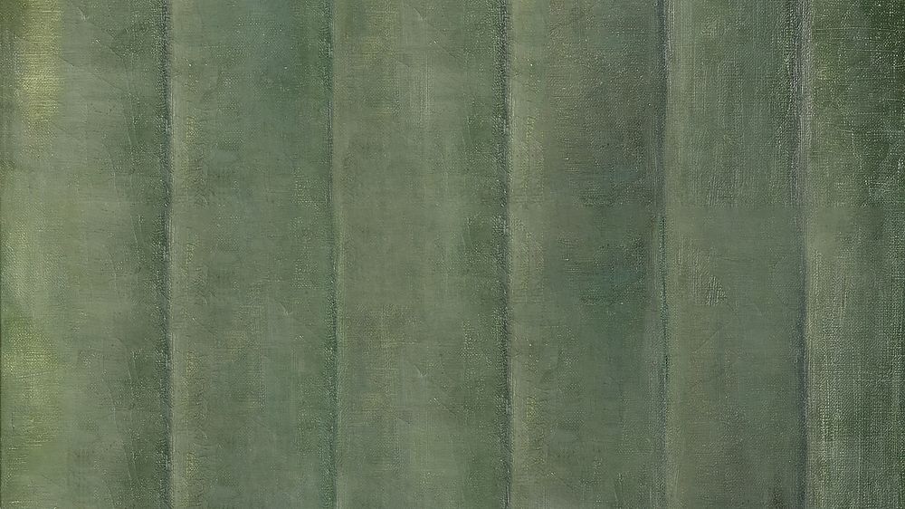 Henri Rousseau desktop wallpaper, green curtain painting. Remixed by rawpixel.
